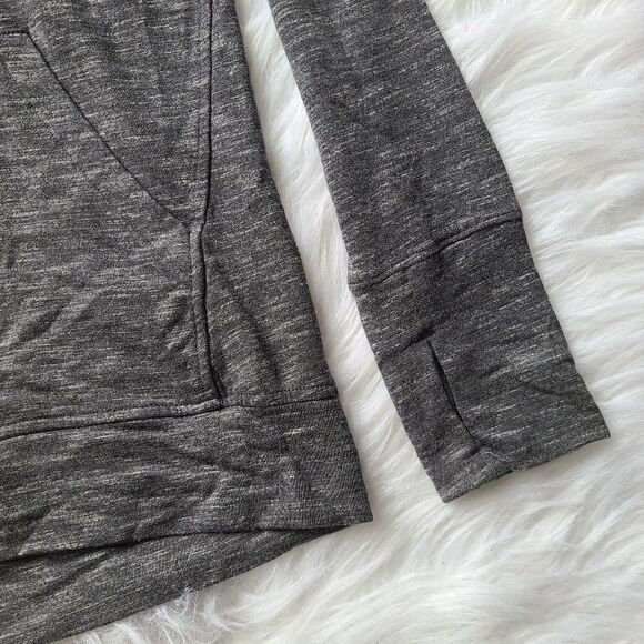 ATHLETA Marled Gray Cowl Neck Sweater Sz Small - Picture 4 of 12